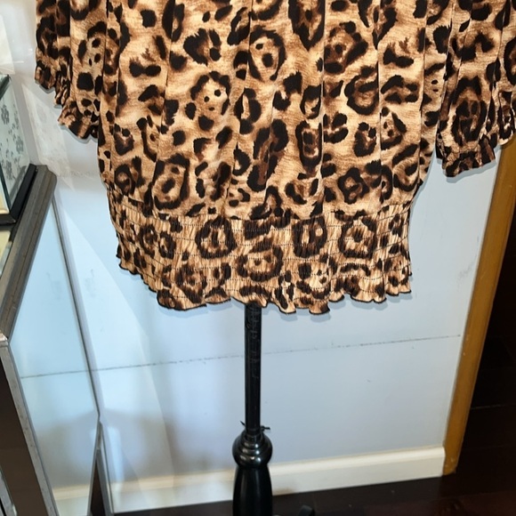 INC International Concepts Brown Blouse - Picture 4 of 9